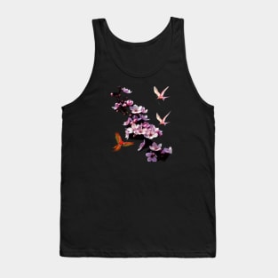 flowers anb birds art design. Tank Top